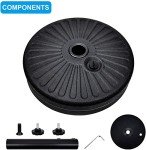 Heavy Duty 20" Round Patio Umbrella Base