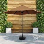 40lb Fillable Patio Umbrella Base Stand, 18in