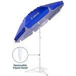 Portable 6.5ft Sun Shade Umbrella with Stand