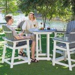 OTSUN Outdoor Tall Adirondack Chairs - Set of 2