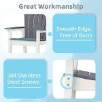 OTSUN Outdoor Tall Adirondack Chairs - Set of 2