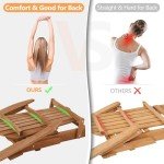 Folding Wooden Adirondack Chair for Outdoor Relaxation