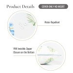 Coastal Floral Indoor Outdoor Pillow Cover, 18"x18