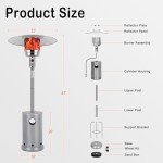 50,000 BTU Outdoor Patio Heater with Table Design