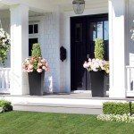 Set of 2 Tall Rectangular Planters on Wheels