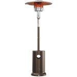 55,000 BTU Propane Patio Heater with Round Table