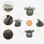 Solar Dragonfly Garden Statue for Outdoor Decor