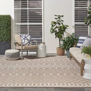 Nourison Positano Beige 9' x 12' Area Rug