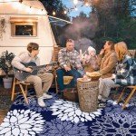 Reversible Waterproof Outdoor Patio Rug - 5' x 8