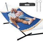 IKARE Heavy Duty Double Hammock with Stand