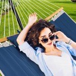 IKARE Heavy Duty Double Hammock with Stand