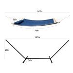 IKARE Heavy Duty Double Hammock with Stand