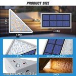 8 Pack Solar Step Lights for Outdoor Spaces