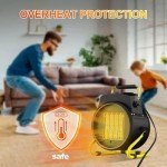 Portable Electric Outdoor Heater with 3 Heat Modes
