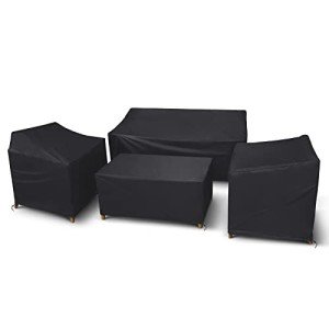 4-Piece Waterproof Outdoor Furniture Cover Set
