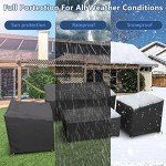 4-Piece Waterproof Outdoor Furniture Cover Set
