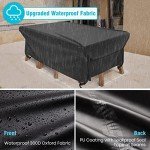 Waterproof Rectangular Patio Table Cover 84”x52”x29”