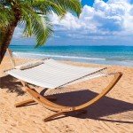 Wooden Arc Hammock Stand for Two, 13 FT