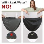 Waterproof Patio Chair Covers - 2 Pack Black