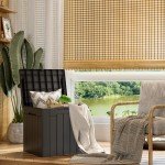 Greesum 31 Gallon Outdoor Resin Deck Box