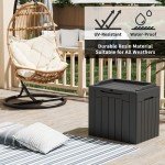 Greesum 31 Gallon Outdoor Resin Deck Box