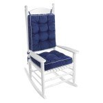 Tufted Rocking Chair Cushions for Patio Furniture