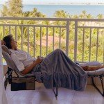 WEJOY Adjustable Folding Lounge Chair with Pillow