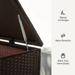 Mocha 120-Gallon Outdoor Storage Deck Box