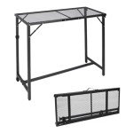 REDCAMP Folding Outdoor Bar Table for Patio Use