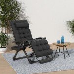 Oversized Zero Gravity Lounge Chair with Cup Holder