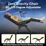 Oversized Zero Gravity Lounge Chair with Cup Holder