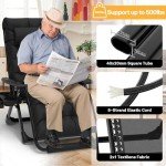 Oversized Zero Gravity Lounge Chair with Cup Holder