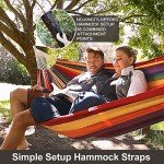 Extra Large Brazilian Double Hammock with Straps