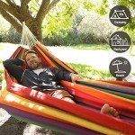 Extra Large Brazilian Double Hammock with Straps