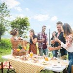 VINGLI 1.8m Portable Rectangular Plastic Table
