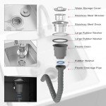 Outdoor Grill Table with Sink and Cart