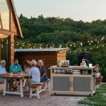 Skyflame Outdoor BBQ Storage Cabinet & Grill Cart