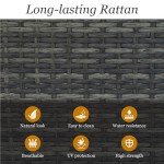 5-Piece Weather-Resistant Outdoor Sectional Sofa Set