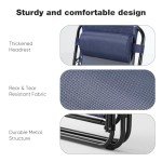 SMUG Folding Zero Gravity Lounge Chairs - Set of 2