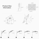 Purple Leaf 6.5' x 10' Offset Patio Umbrella