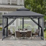 ABCCANOPY 10x12 Outdoor Patio Steel Gazebo
