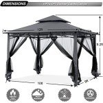 ABCCANOPY 10x12 Outdoor Patio Steel Gazebo