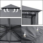 ABCCANOPY 10x12 Outdoor Patio Steel Gazebo