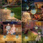 Teal Blue Solar Hanging Lantern for Outdoor Spaces