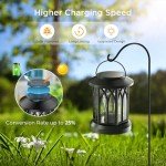 Bright Waterproof Solar Lanterns for Outdoor Decor - 2 Pack