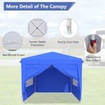 10x10 Waterproof Pop Up Canopy Tent with Walls