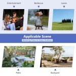 10x10 Waterproof Pop Up Canopy Tent with Walls