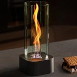 OGERY Tornado Portable Ethanol Fire Table