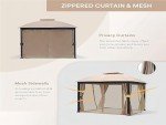 Sturdy 10x10 Outdoor Gazebo with Mosquito Netting
