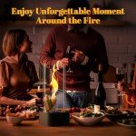 OGERY Tornado Portable Ethanol Fire Table